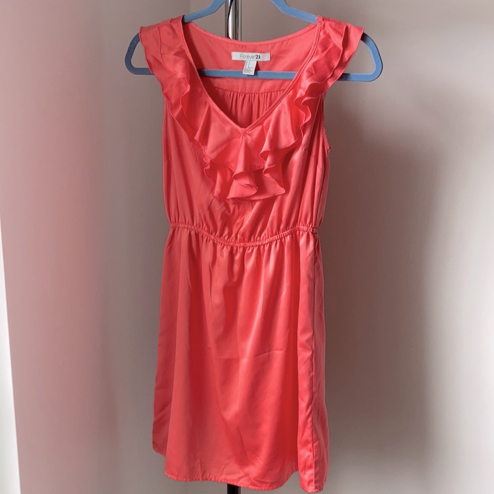Coral dress